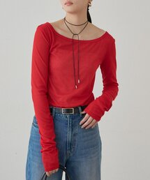 LOUNGEDRESS | ラウンドシアーカットソー(Tシャツ/カットソー)