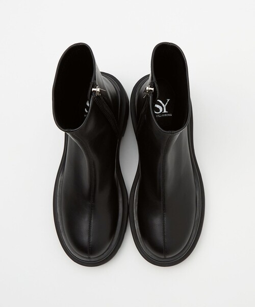 SY UNITED ARROWS(シーユナイテッドアローズ)の「<SY> タンクソールスト ショートブーツ75↑(ブーツ・レディース・オフホワイト/ブラック/その他1・22.5cm/23.5cm/24.5cm/25.5cm)」の5枚目の写真