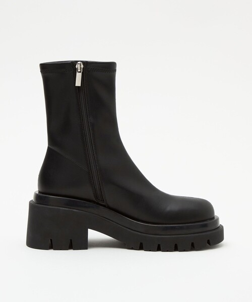 SY UNITED ARROWS(シーユナイテッドアローズ)の「<SY> タンクソールスト ショートブーツ75↑(ブーツ・レディース・オフホワイト/ブラック/その他1・22.5cm/23.5cm/24.5cm/25.5cm)」の6枚目の写真