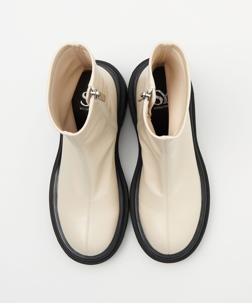 SY UNITED ARROWS(シーユナイテッドアローズ)の「<SY> タンクソールスト ショートブーツ75↑(ブーツ・レディース・オフホワイト/ブラック/その他1・22.5cm/23.5cm/24.5cm/25.5cm)」の12枚目の写真