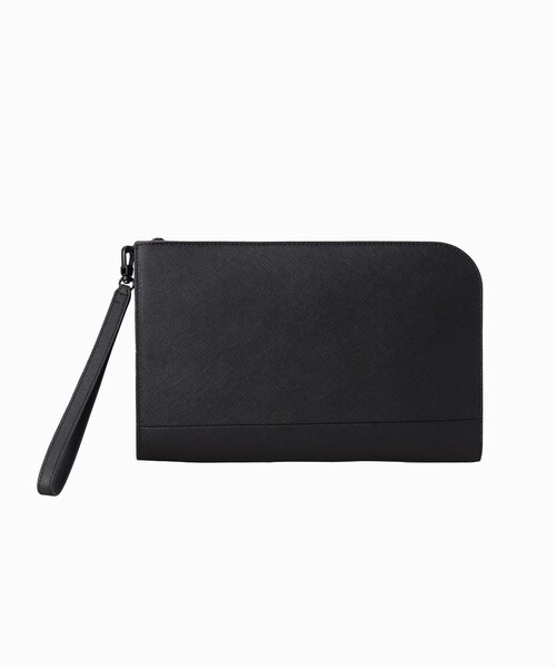 tk.TAKEO KIKUCHI(ティーケータケオキクチ)の「リアルレザークラッチ(冠婚葬祭OK)(クラッチバッグ・メンズ・ブラック/ブラック系1/ブラック系・00)」の3枚目の写真