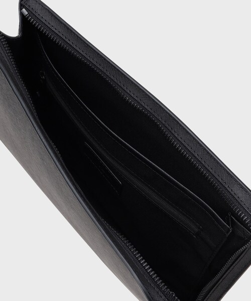 tk.TAKEO KIKUCHI(ティーケータケオキクチ)の「リアルレザークラッチ(冠婚葬祭OK)(クラッチバッグ・メンズ・ブラック/ブラック系1/ブラック系・00)」の15枚目の写真