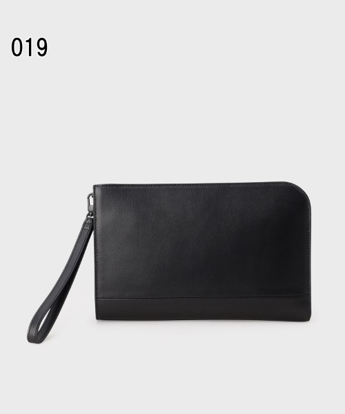 tk.TAKEO KIKUCHI（ティーケータケオキクチ）の「【冠婚葬祭】レザー クラッチバッグ（クラッチバッグ・メンズ・ブラック/ブラック系1/ブラック系・00）」の2枚目の写真