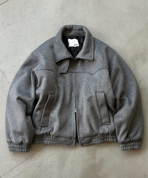 Perushu（ペルーシュ）の「ウール混シャギースタンドネックフライト