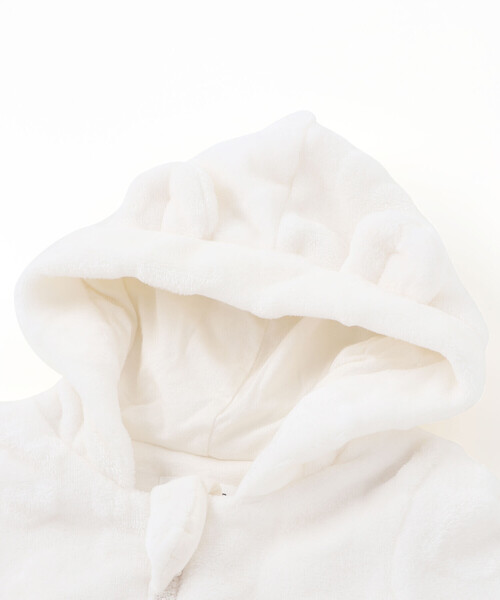 SLAP SLIP BABY（スラップスリップベビー）の「アニマルクマウサギ恐竜ボアバギーオールベビー(70~80cm)（その他ベビーウェア・キッズ・オフホワイト/グリーン/ピンク・FREE）」の9枚目の写真