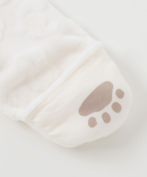 SLAP SLIP BABY（スラップスリップベビー）の「アニマルクマウサギ恐竜ボアバギーオールベビー(70~80cm)（その他ベビーウェア・キッズ・オフホワイト/グリーン/ピンク・FREE）」の10枚目の写真