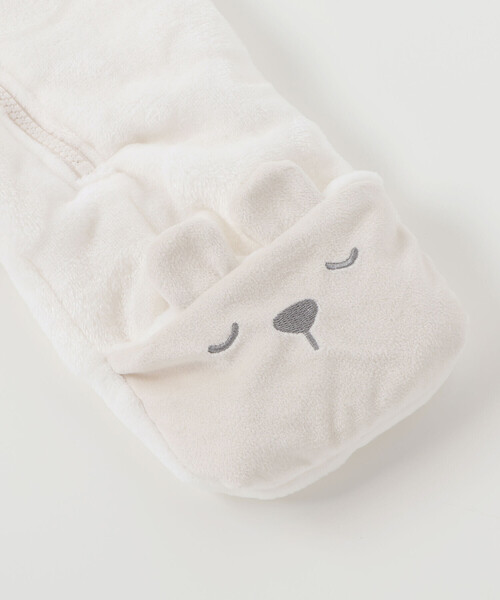 SLAP SLIP BABY（スラップスリップベビー）の「アニマルクマウサギ恐竜ボアバギーオールベビー(70~80cm)（その他ベビーウェア・キッズ・オフホワイト/グリーン/ピンク・FREE）」の12枚目の写真