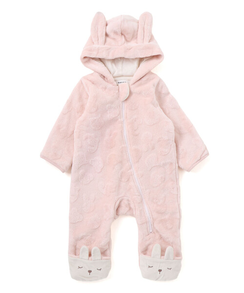 SLAP SLIP BABY（スラップスリップベビー）の「アニマルクマウサギ恐竜ボアバギーオールベビー(70~80cm)（その他ベビーウェア・キッズ・オフホワイト/グリーン/ピンク・FREE）」の13枚目の写真