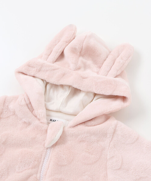 SLAP SLIP BABY（スラップスリップベビー）の「アニマルクマウサギ恐竜ボアバギーオールベビー(70~80cm)（その他ベビーウェア・キッズ・オフホワイト/グリーン/ピンク・FREE）」の15枚目の写真