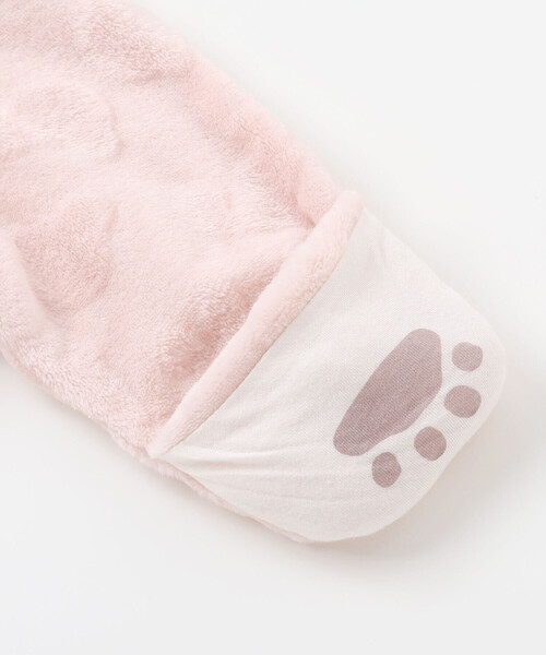 SLAP SLIP BABY（スラップスリップベビー）の「アニマルクマウサギ恐竜ボアバギーオールベビー(70~80cm)（その他ベビーウェア・キッズ・オフホワイト/グリーン/ピンク・FREE）」の16枚目の写真