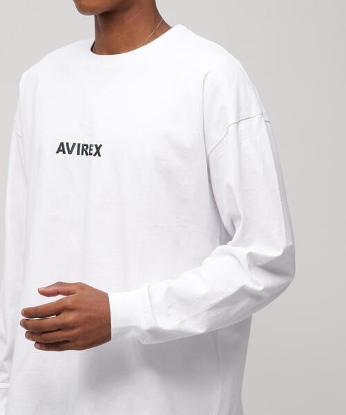 AVIREX(アヴィレックス)の「《WEB&DEPOT限定》CORE LOGO L/S T-SHIRT / コアロゴ 長袖Tシャツ(Tシャツ/カットソー・レディース・ホワイト系2/その他/ダークグリーン系/ブラック・F)」の17枚目の写真