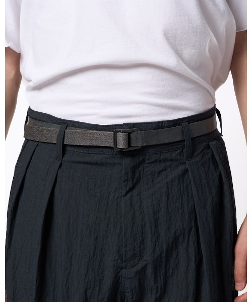 wjk(ダヴルジェイケイ)の「W-ring long belt(ベルト・メンズ・ブラック/グレー・FREE)」の6枚目の写真