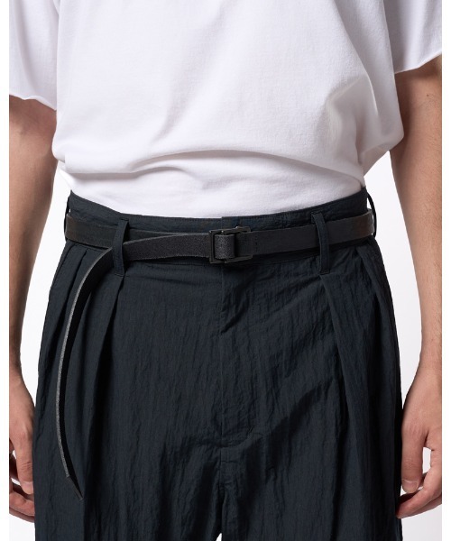 wjk(ダヴルジェイケイ)の「W-ring long belt(ベルト・メンズ・ブラック/グレー・FREE)」の7枚目の写真