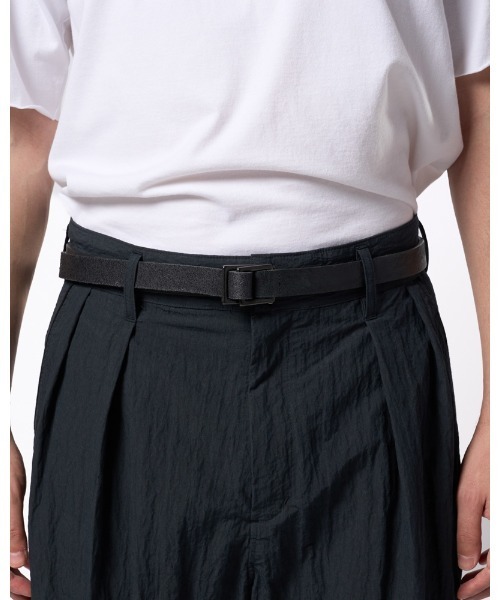 wjk(ダヴルジェイケイ)の「W-ring long belt(ベルト・メンズ・ブラック/グレー・FREE)」の8枚目の写真