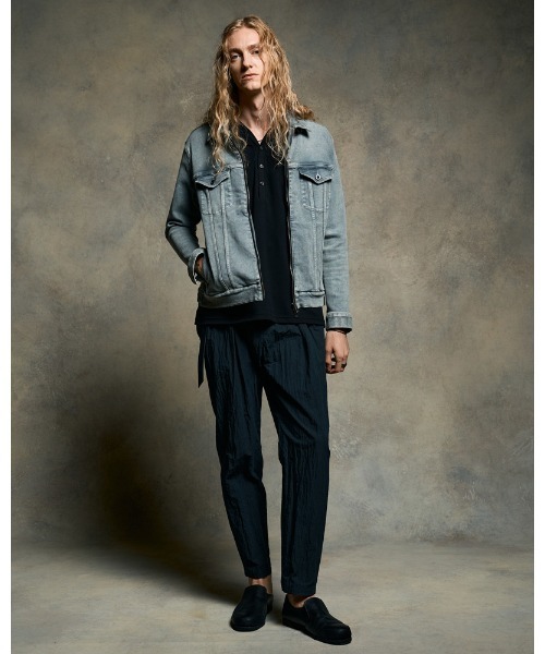 wjk(ダヴルジェイケイ)の「W-ring long belt(ベルト・メンズ・ブラック/グレー・FREE)」の15枚目の写真