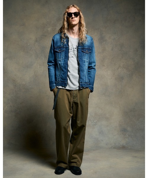 wjk(ダヴルジェイケイ)の「W-ring long belt(ベルト・メンズ・ブラック/グレー・FREE)」の17枚目の写真