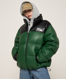 【美品クリーニング済】FIRST DOWN ダウンジャケット カーキレディース 美品クリーニング済】FIRST DOWN ダウンジャケット カーキ