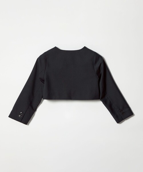 green label relaxing（グリーンレーベルリラクシング）の「TRW ソリッド ボレロ / キッズ 110cm-130cm（スーツジャケット・キッズ・ネイビー・130cm/120cm/110cm）」の8枚目の写真
