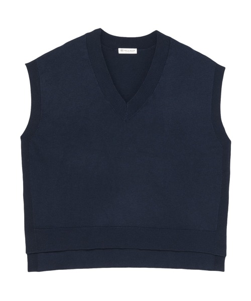 TOKYO SHIRTS(トウキョウシャツ)の「アンチピリング 深Vネック ベスト(ベスト・レディース・グレー/ブラウン/ネイビー・M/L)」の1枚目の写真