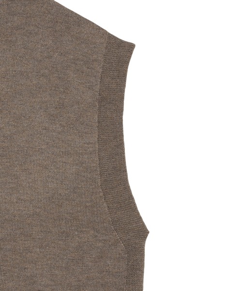 TOKYO SHIRTS(トウキョウシャツ)の「アンチピリング 深Vネック ベスト(ベスト・レディース・グレー/ブラウン/ネイビー・M/L)」の12枚目の写真