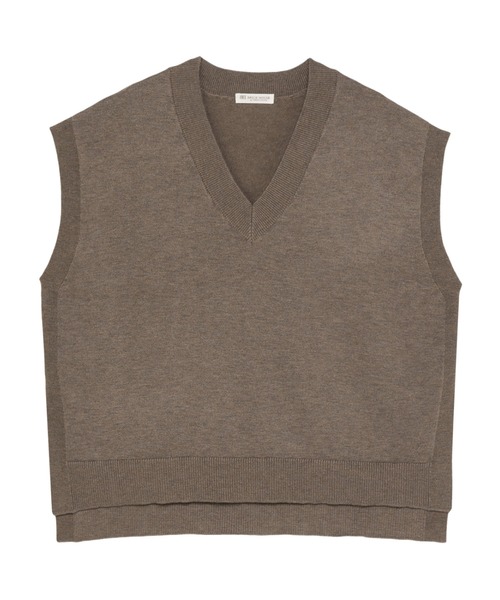 TOKYO SHIRTS(トウキョウシャツ)の「アンチピリング 深Vネック ベスト(ベスト・レディース・グレー/ブラウン/ネイビー・M/L)」の9枚目の写真
