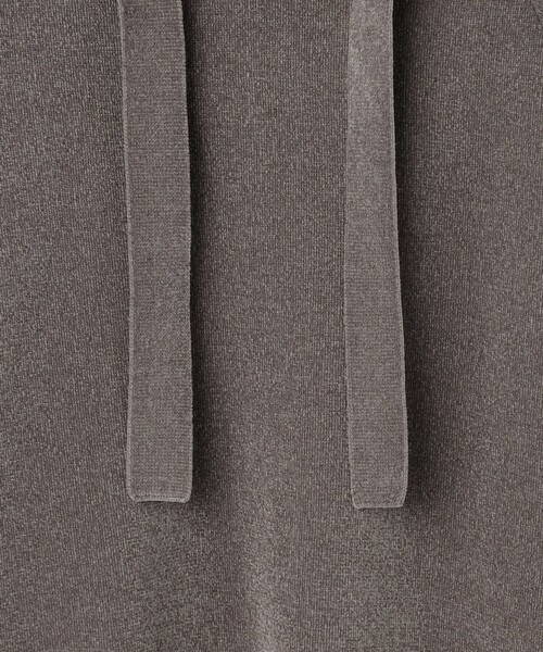 23区(ニジュウサンク)の「【SLOW/一部店舗限定】ベロア風ニット パーカー(パーカー・レディース・ブラウン系/ブラック系・38)」の13枚目の写真