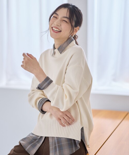 新色追加】ハイネックデイリーニット（ニット/セーター）｜ANY（エニィ