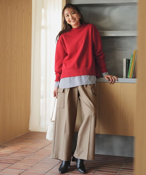 5色展開】ハイネックデイリーニット（ニット/セーター）｜ANY（エニィ