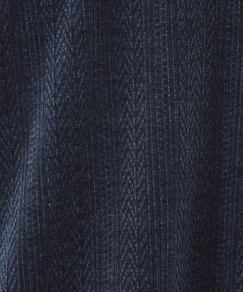 THE SHOP TK （ザ ショップ ティーケー ）の「【心地良い、滑らかさ】レイヤード風ケーブル ニットソー 【洗濯機OK】（Tシャツ/カットソー・メンズ・ピンク系その他/オフホワイト/ネイビー/グレー/ダークブラウン/ベージュ/ブルー系その他/グリーン系・04/02/03）」の9枚目の写真