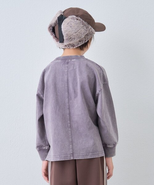 PENNEYS(ぺニーズ)の「【KIDS】【FOX×TYPY】ピグメント加工ワンポイントロンTEE(Tシャツ/カットソー・キッズ・ブルー/グリーン/レッド/チャコールグレー/ベージュ・110/130/150)」の18枚目の写真