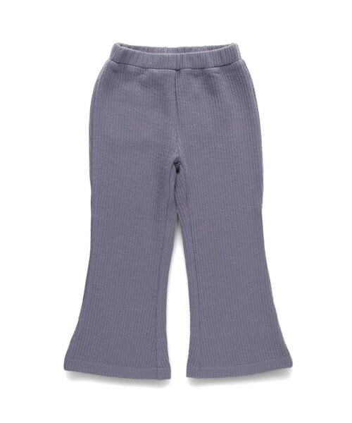 DRC branshes（ディーアールシーブランシェス）の「【WEB限定/DRC】リブニットフレアパンツ（その他パンツ・キッズ・アイボリー/ブラック/チャコールグレー/パープル/マスタード・140/100/150/130/120/110/90）」の4枚目の写真