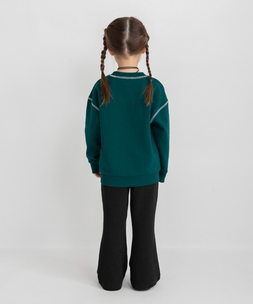 DRC branshes（ディーアールシーブランシェス）の「【WEB限定/DRC】リブニットフレアパンツ（その他パンツ・キッズ・アイボリー/ブラック/チャコールグレー/パープル/マスタード・140/100/150/130/120/110/90）」の21枚目の写真