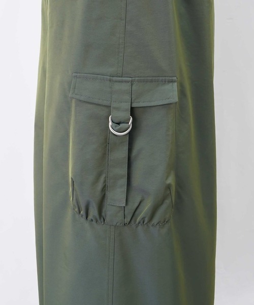 LUCA/LADY LUCK LUCA（ルカ/レディラックルカ）の「LC/LLL 玉虫リブカーゴスカート【セットアップ着用可】（スカート・レディース・グリーン/ベージュ・FREE）」の17枚目の写真