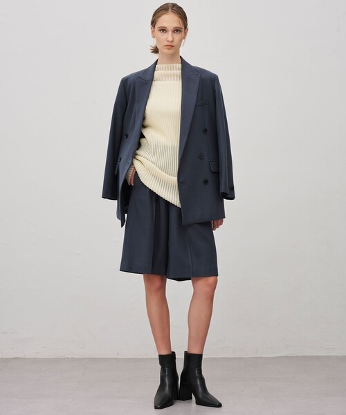 uncrave(アンクレイヴ)の「フランネル バミューダパンツ(その他パンツ・レディース・グレー系/ダルブルー系・1)」の11枚目の写真