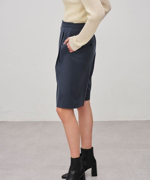 uncrave(アンクレイヴ)の「フランネル バミューダパンツ(その他パンツ・レディース・グレー系/ダルブルー系・1)」の15枚目の写真