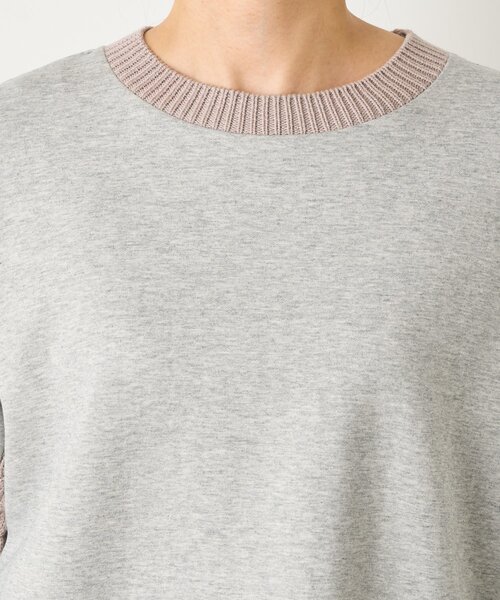 Jena espace merveilleux(ジェナ エスパスメルヴェイユ)の「【すっきり抜け感】ケーブルファスナープルオーバー(Tシャツ/カットソー・レディース・ベージュ/チャコールグレー/グレー・FREE)」の17枚目の写真