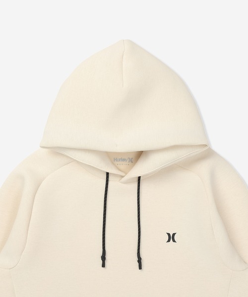 Hurley （ハーレー）の「【Hurley:ハーレー】ファントムスウェットフーディー　プルオーバーパーカー　ストレッチ　吸水速乾　PHANTOM SWEAT BP HOODIE（パーカー・メンズ・カーキブラウン/ブラック/オフホワイト/オレンジ系その他/ブラック系その他/ブラック×ホワイト・MEDIUM/X-LARGE/LARGE/SMALL）」の8枚目の写真