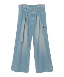 CURRENTAGE（カレンテージ）の「Fat boy damage denim（デニムパンツ）」