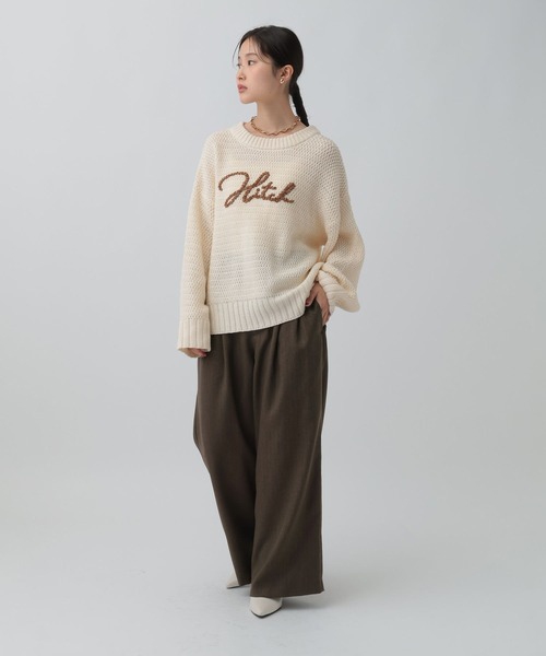 LEPSIM（レプシィム）の「ヘリンボンハイウエストパンツ　593736（その他パンツ・レディース・ブラック/ブラウン・FREE）」の14枚目の写真