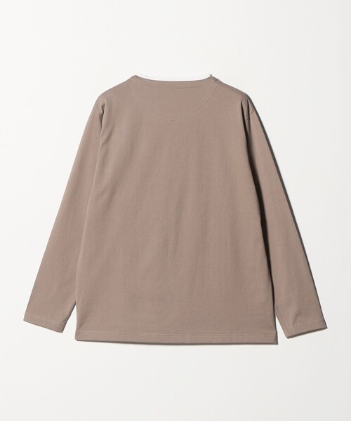 A DAY IN THE LIFE UNITED ARROWS(アデイインザライフユナイテッドアローズ)の「フェイクレイヤード キーネック カットソー<A DAY IN THE LIFE>(Tシャツ/カットソー・メンズ・ベージュ/ネイビー・L/M)」の14枚目の写真