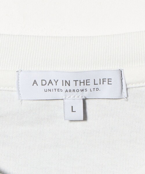 A DAY IN THE LIFE UNITED ARROWS(アデイインザライフユナイテッドアローズ)の「フェイクレイヤード キーネック カットソー<A DAY IN THE LIFE>(Tシャツ/カットソー・メンズ・ベージュ/ネイビー・L/M)」の17枚目の写真