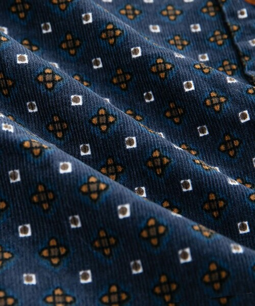 BROOKS BROTHERS(ブルックスブラザーズ)の「コットン 21-Waleコーデュロイ フーラードプリント カジュアルシャツ Regular Fit(シャツ/ブラウス・メンズ・ネイビー・X-SMALL/X-LARGE/SMALL/MEDIUM/LARGE)」の3枚目の写真