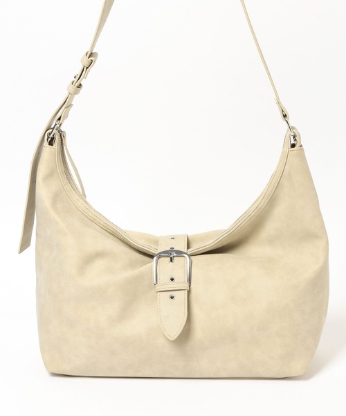 LAKOLE（ラコレ）の「ベルトデザインミドルショルダーバッグ / 604684（ショルダーバッグ・レディース・ブラック/ブラウン/オフホワイト・FREE）」の13枚目の写真