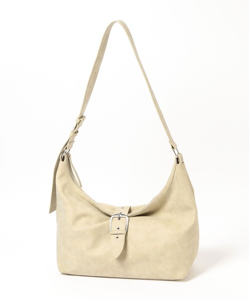 LAKOLE（ラコレ）の「ベルトデザインミドルショルダーバッグ / 604684（ショルダーバッグ・レディース・ブラック/ブラウン/オフホワイト・FREE）」の4枚目の写真