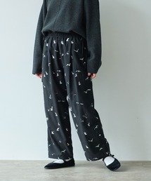 yuni | bird刺繍　drawstrings パンツ(その他パンツ)