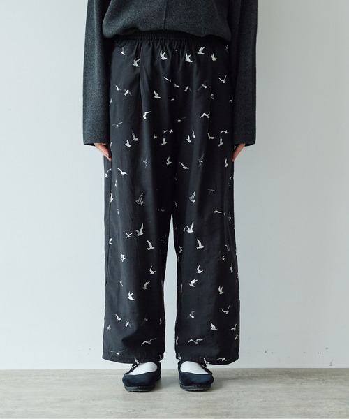 yuni（ユニ　）の「bird刺繍　drawstrings パンツ（その他パンツ・レディース・ブラック・FREE）」の10枚目の写真