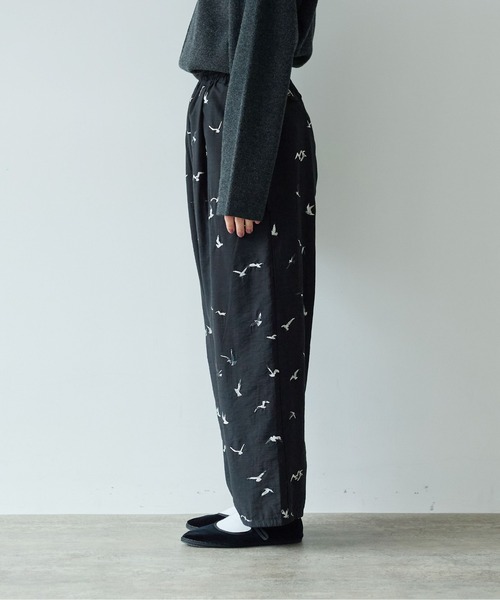 yuni（ユニ　）の「bird刺繍　drawstrings パンツ（その他パンツ・レディース・ブラック・FREE）」の11枚目の写真