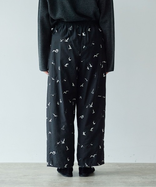 yuni（ユニ　）の「bird刺繍　drawstrings パンツ（その他パンツ・レディース・ブラック・FREE）」の12枚目の写真