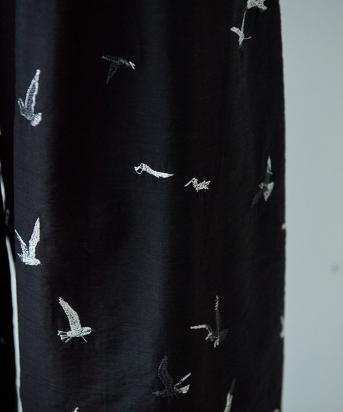 yuni（ユニ　）の「bird刺繍　drawstrings パンツ（その他パンツ・レディース・ブラック・FREE）」の13枚目の写真