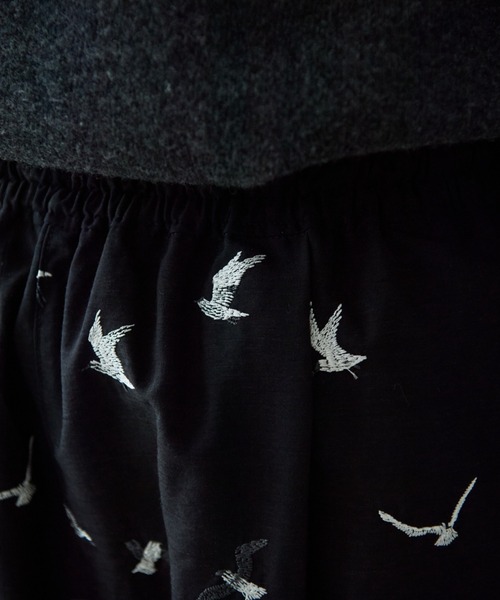 yuni（ユニ　）の「bird刺繍　drawstrings パンツ（その他パンツ・レディース・ブラック・FREE）」の14枚目の写真